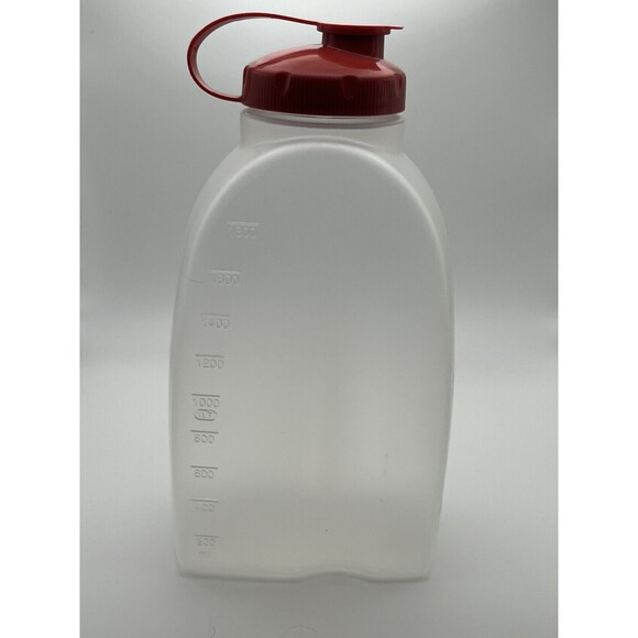 Rubbermaid 2 Quart Servin Saver Drink/Beverage Pitcher/Bottle Red Lid USA - Picture 3 of 6
